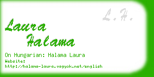 laura halama business card